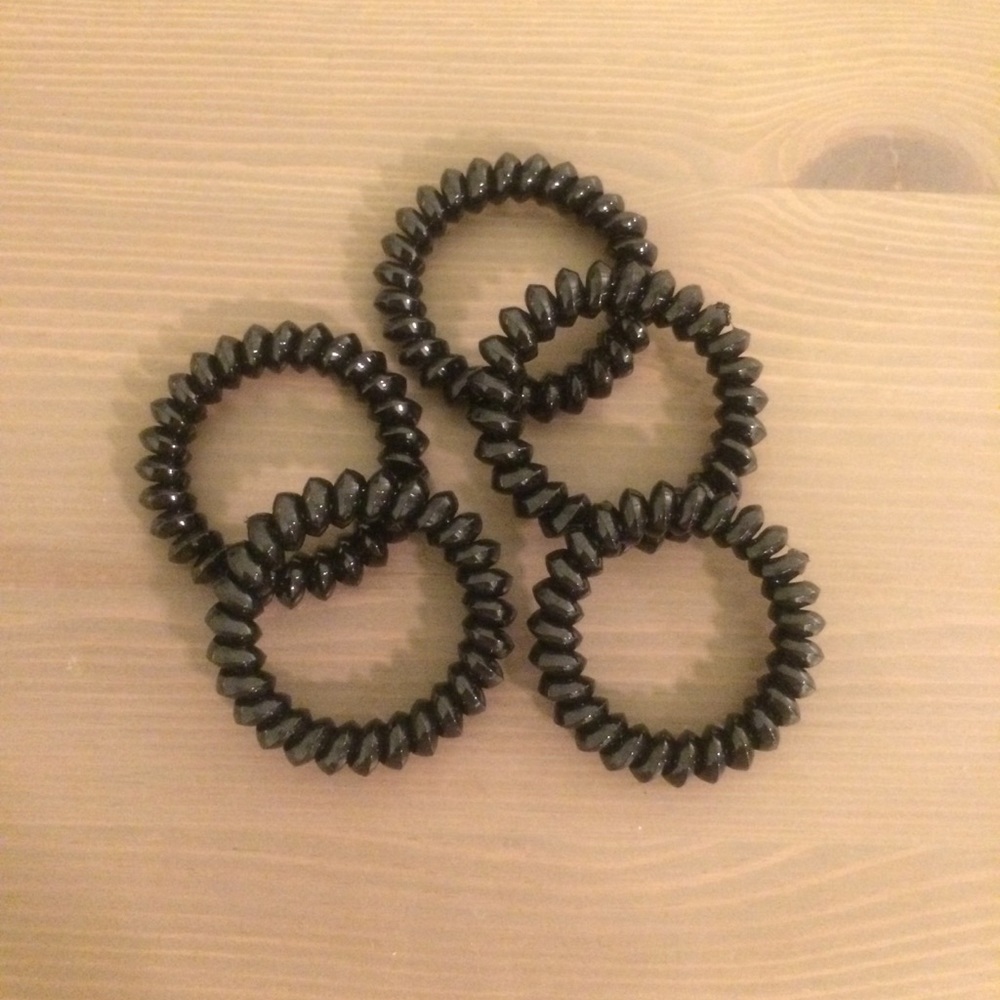 5 pcs Elastic Telephone Wire Hair Band